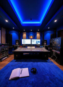 15+ blue gold combo recording studio spaces